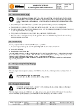 Предварительный просмотр 5 страницы KTR-Group CLAMPEX KTR 150 Operating & Assembly Instructions