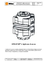 Предварительный просмотр 1 страницы KTR-Group KTR-STOP L light A Series Operating & Assembly Instructions