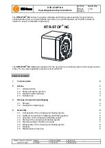 Preview for 1 page of KTR-Group KTR-STOP NC Operating & Assembly Instructions