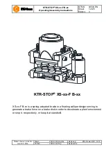 Предварительный просмотр 1 страницы KTR-Group KTR-STOP XS F B Series Operating & Assembly Instructions