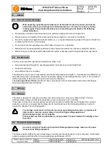 Предварительный просмотр 6 страницы KTR-Group KTR-STOP XS F B Series Operating & Assembly Instructions