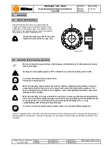 Предварительный просмотр 13 страницы KTR-Group REVOLEX KX 105 Operating & Assembly Instructions