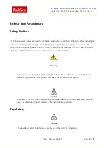 Предварительный просмотр 7 страницы KTR Radisen PEDRA-1417M User Manual