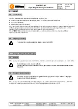 Preview for 8 page of KTR SYNTEX-NC 15 Operating And Assembly Instruction Manual