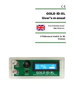 Preview for 1 page of KTS-Electronic GOLD ID-XL User Manual