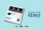 Предварительный просмотр 1 страницы Kuassa efektor FZ3603 fuzz Manual