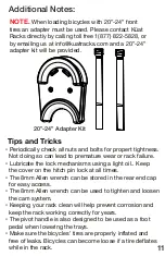 Preview for 9 page of Kuat NV BASE 2.0 User Manual