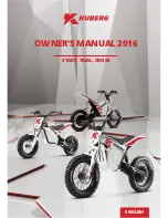 Kuberg CROSS 2016 Owner'S Manual предпросмотр