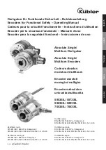 Preview for 1 page of Kübler 5853SIL Operating Manual