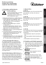 Kübler CODIX 521 Operating Instructions Manual preview