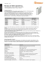 Preview for 1 page of Kübler LWLS.1 Mounting And Operating Instructions