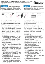 Kübler Sendix 5020 Installation Manual preview