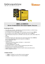 Kübler SMC1.3 Safety Manual предпросмотр