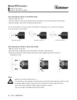 Preview for 16 page of Kubler 365X Manual