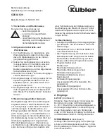 Kubler CODIX 529 Operating Instructions Manual preview