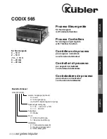 Preview for 1 page of Kubler CODIX 565 User Manual