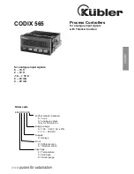 Preview for 23 page of Kubler CODIX 565 User Manual