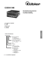 Предварительный просмотр 67 страницы Kubler CODIX 565 User Manual