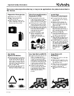 Предварительный просмотр 7 страницы Kubota AP-CC30 Operator'S Manual