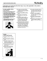 Preview for 8 page of Kubota AP-CC30 Operator'S Manual