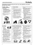 Preview for 6 page of Kubota AP-PFL4648 Owner'S Manual