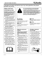 Предварительный просмотр 5 страницы Kubota AP-PFL5548 Operator'S Manual