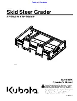 Preview for 1 page of Kubota AP-SG2572 Operator'S Manual