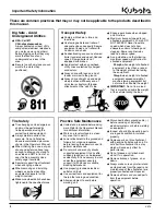 Preview for 6 page of Kubota AP-SG2572 Operator'S Manual