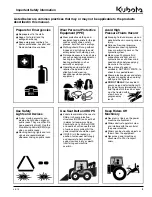 Preview for 7 page of Kubota AP-SG2572 Operator'S Manual