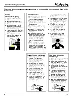 Preview for 8 page of Kubota AP-SG2572 Operator'S Manual