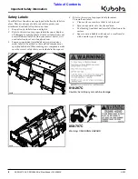 Preview for 10 page of Kubota AP-SG2572 Operator'S Manual