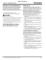 Preview for 12 page of Kubota AP-SG2572 Operator'S Manual