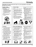 Preview for 6 page of Kubota AP-SH35 Operator'S Manual