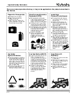 Preview for 7 page of Kubota AP-SH35 Operator'S Manual