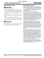 Preview for 15 page of Kubota AP-SH35 Operator'S Manual