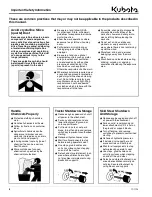 Preview for 8 page of Kubota AP-SRB1566 Operator'S Manual