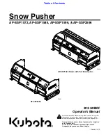 Kubota AP-SSP1572 Operator'S Manual preview
