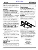 Preview for 13 page of Kubota AP-SSP1572 Operator'S Manual