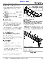 Preview for 14 page of Kubota AP-SSP1572 Operator'S Manual