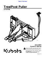 Preview for 1 page of Kubota AP-STP25 Operator'S Manual