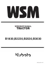 Kubota B1830 Workshop Manual preview