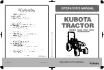 Kubota B2320 Operator'S Manual preview