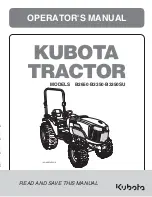 Kubota B2650 Operator'S Manual preview