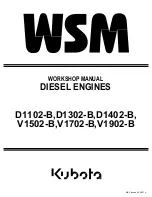 Kubota D1102-B Workshop Manual предпросмотр