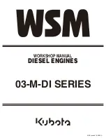 Preview for 1 page of Kubota D1503-M-DI Workshop Manual