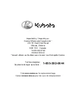 Предварительный просмотр 22 страницы Kubota EC 808NG Owner'S Manual