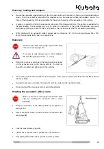 Preview for 25 page of Kubota K008-3 Operating Instructions Manual