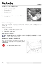 Preview for 52 page of Kubota K008-3 Operating Instructions Manual