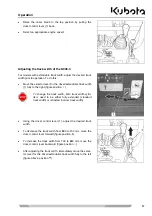 Preview for 57 page of Kubota K008-3 Operating Instructions Manual