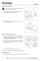 Preview for 62 page of Kubota K008-3 Operating Instructions Manual